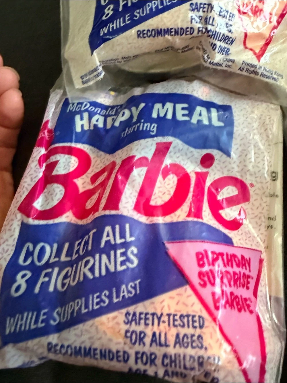 McDonald's Pink and Purple Toy Figures (Bagged)